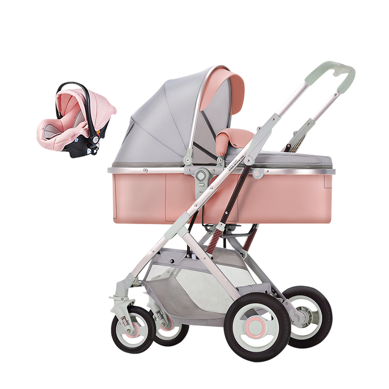 Newborn Sit Or Lay One Hand Folding Multifunction Lightweight & Portable Baby Cot Bed Baby Stroller