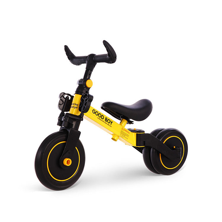Multifunctional Indoor & Outdoor 2 in 1 Kids Balance Bike And Tricycle Suitable for 2-4 Years Riding On Toys For Boy And Girl